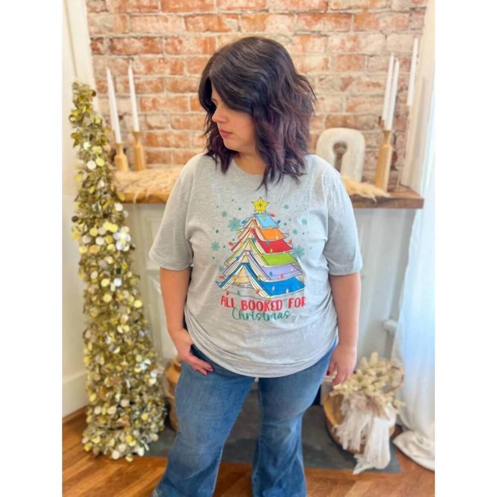 NEW SOUTHERN ATTITUDE booked for christmas tee in grey